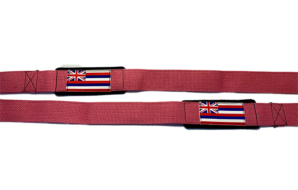 Hawaii flag with pink straps