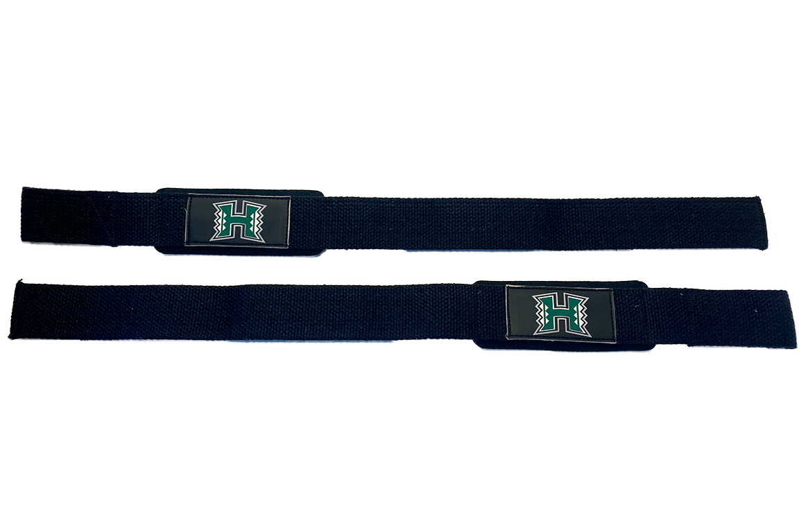 University of Hawaii logo with black straps and silicon grips