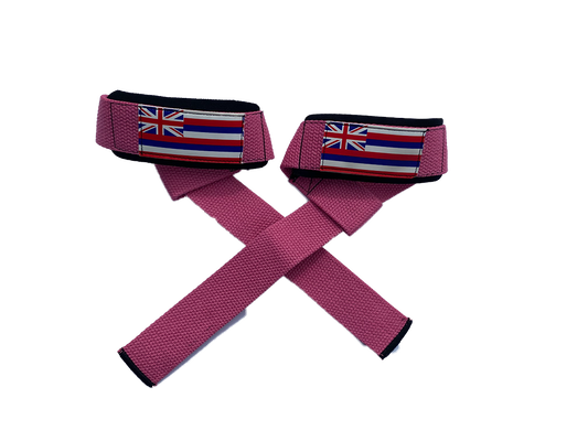 Hawaii flag with pink straps